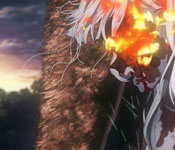 demon being destroyed by sunlight